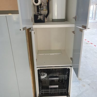 Kitchen Dishwasher & Cabinet – 2 Sections