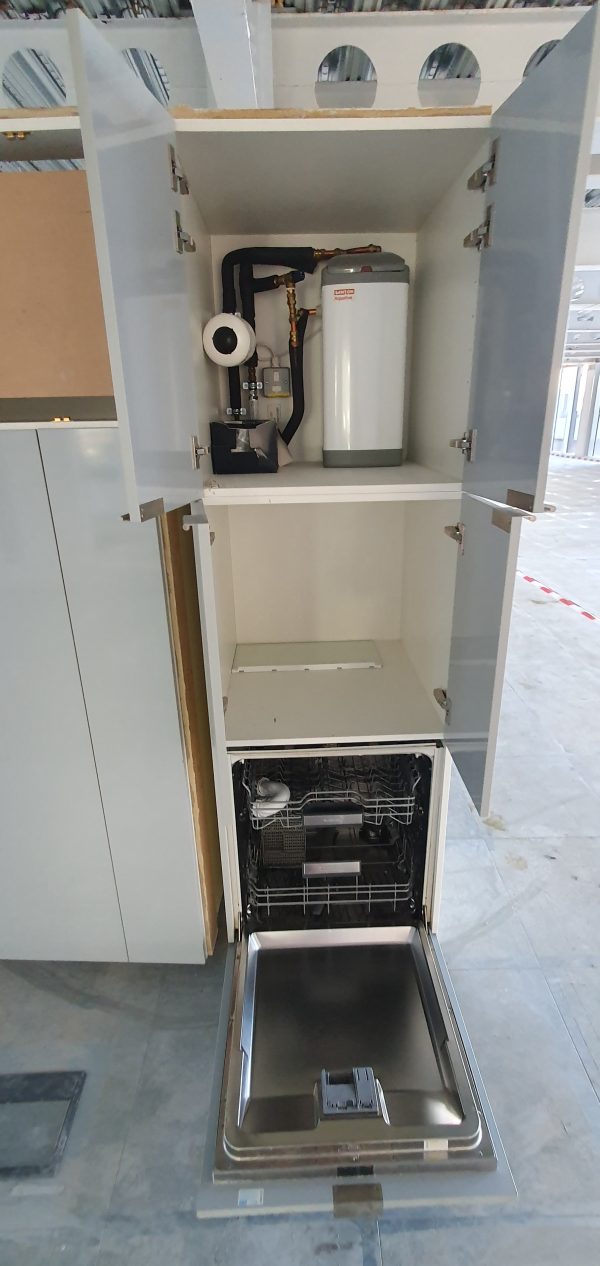 Kitchen Dishwasher & Cabinet – 2 Sections