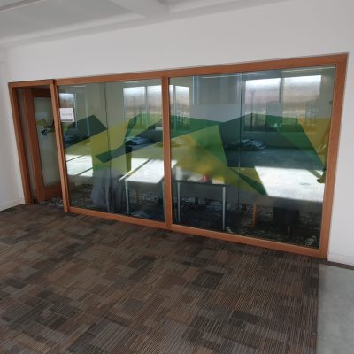 Various Glass Panels - 90-100cm Wide Approx. 225cm Tall