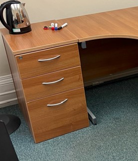 Desk Height Pedestal With 3 Drawers