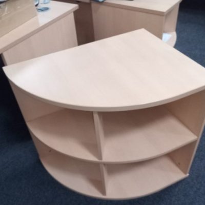 Desk End Shelf Unit - 72cm H x 80cm W