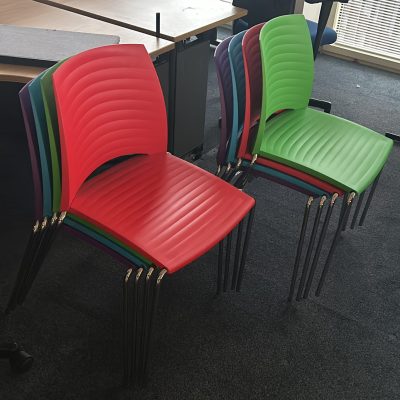 Frövi Colourful Stacking Chairs