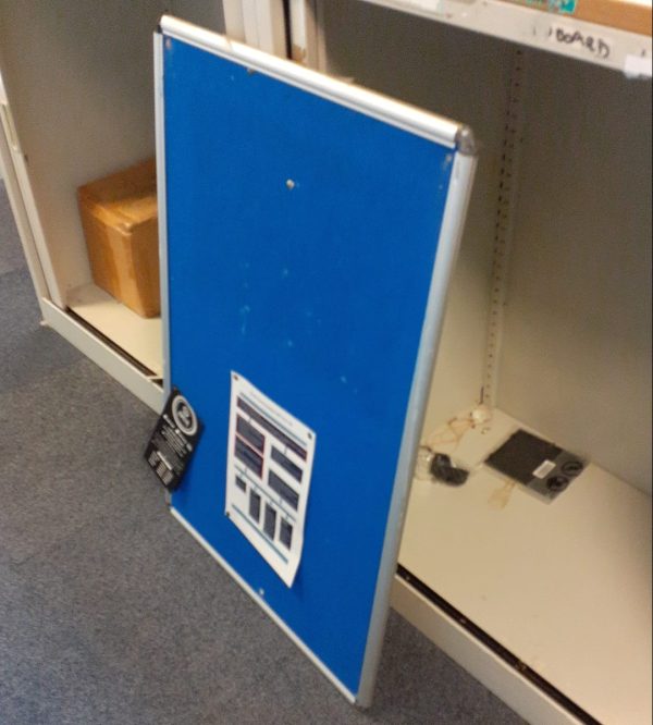 Office Equipment - Blue Noticeboard