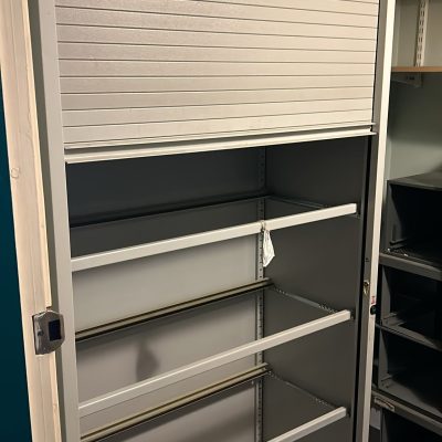 Tambour - Tall Metal Tambour For Hanging Files - 210cm H