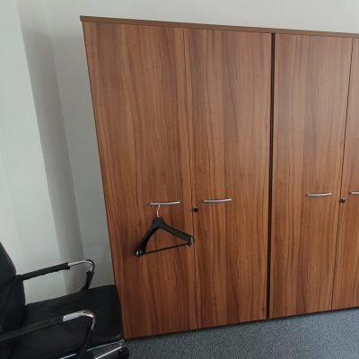 Cupboards - Wooden Cupboard With Adjustable Shelves - 100cm W x 51cm W x 200cm H