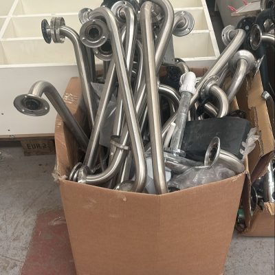 Materials - Box of Metal Handles For Walls