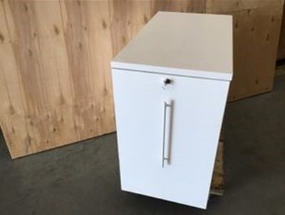 Cabinets - White Cabinet With One Door