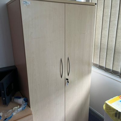 Cupboards - Tall Wooden Cupboard - 180cm H x 93cm W