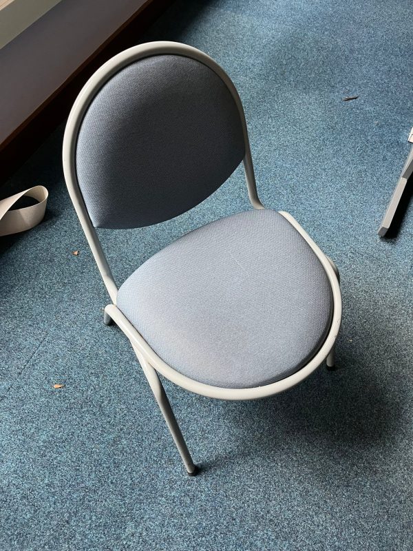 Seating - Grey Stacking Chairs